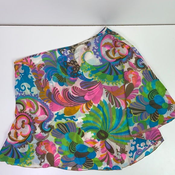 Trina Turk Tops - Trina Turk I 100% Silk One Shoulder Blouse Size M
